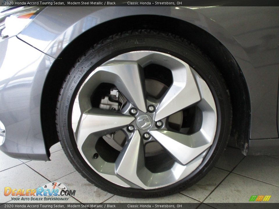 2020 Honda Accord Touring Sedan Modern Steel Metallic / Black Photo #12