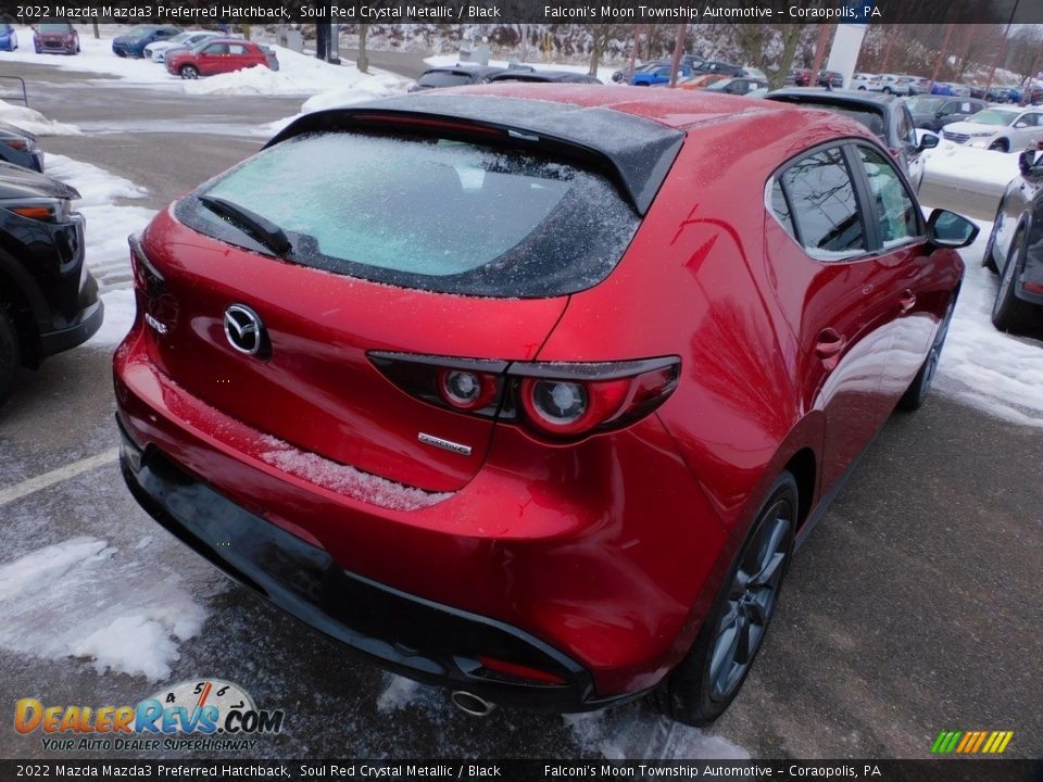 2022 Mazda Mazda3 Preferred Hatchback Soul Red Crystal Metallic / Black Photo #2