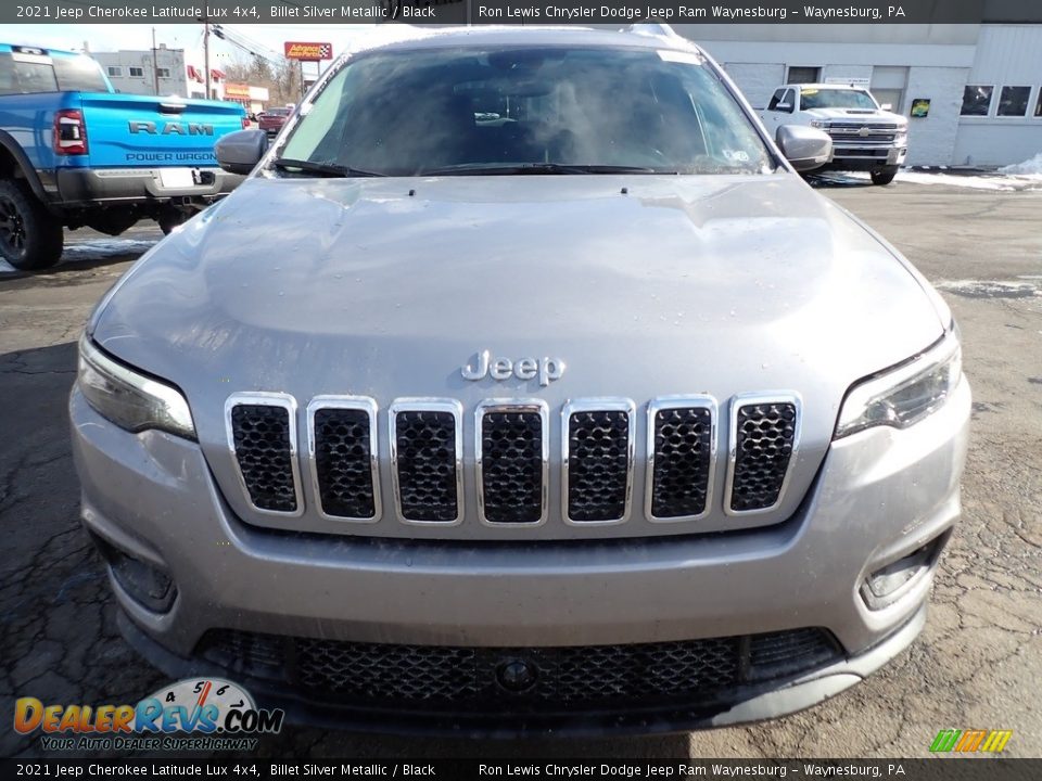 2021 Jeep Cherokee Latitude Lux 4x4 Billet Silver Metallic / Black Photo #9