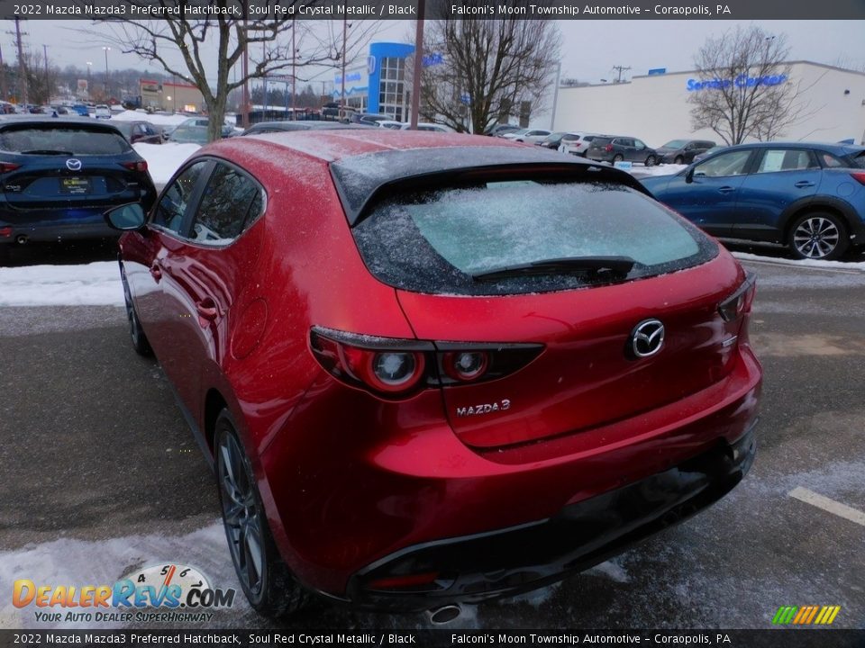 2022 Mazda Mazda3 Preferred Hatchback Soul Red Crystal Metallic / Black Photo #5