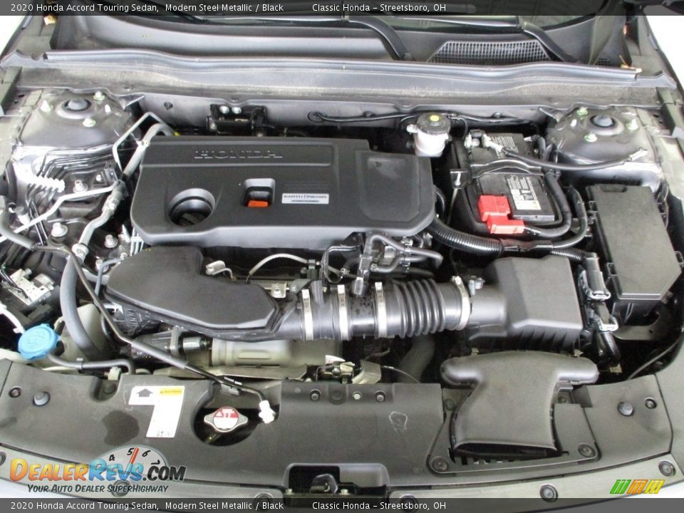 2020 Honda Accord Touring Sedan Modern Steel Metallic / Black Photo #16