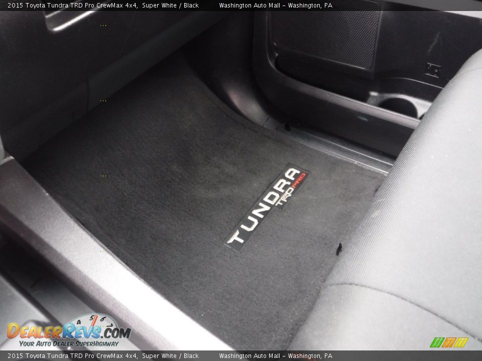 2015 Toyota Tundra TRD Pro CrewMax 4x4 Super White / Black Photo #27