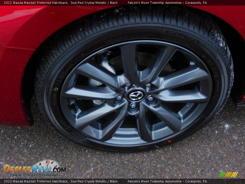 2022 Mazda Mazda3 Preferred Hatchback Soul Red Crystal Metallic / Black Photo #10