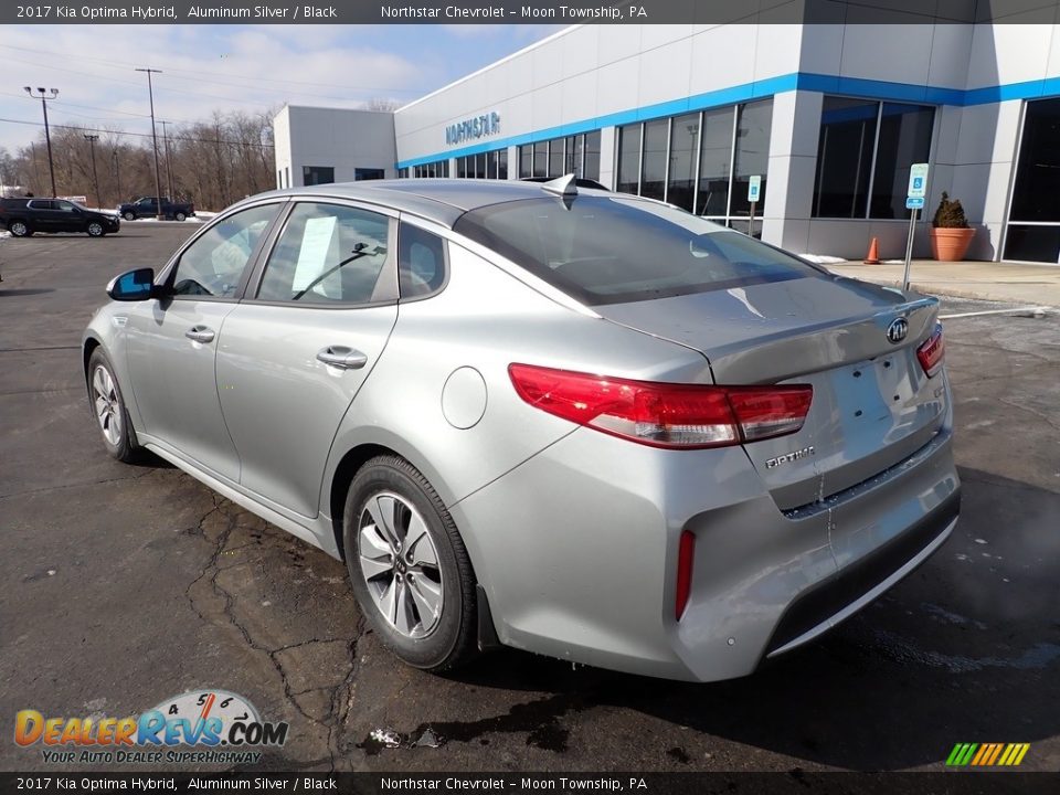 2017 Kia Optima Hybrid Aluminum Silver / Black Photo #4