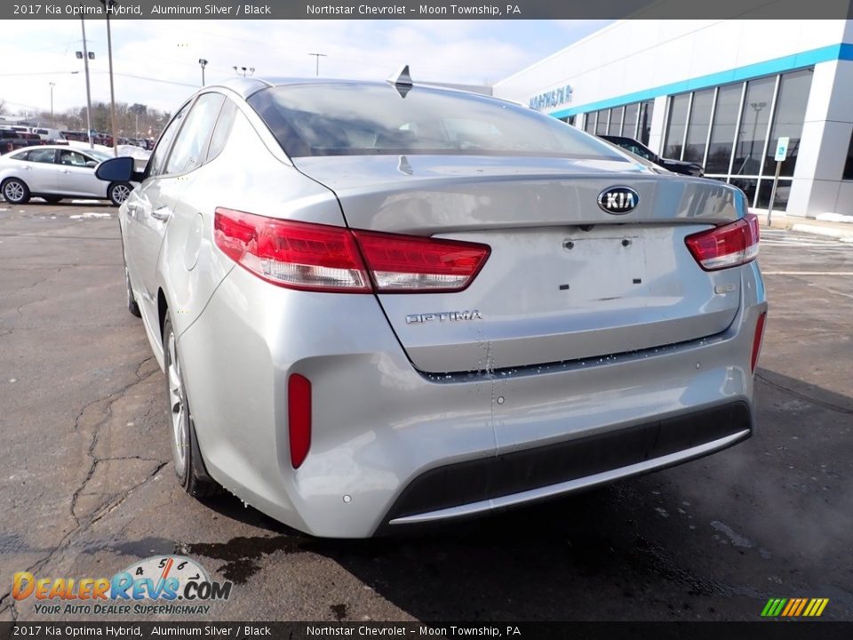 2017 Kia Optima Hybrid Aluminum Silver / Black Photo #5