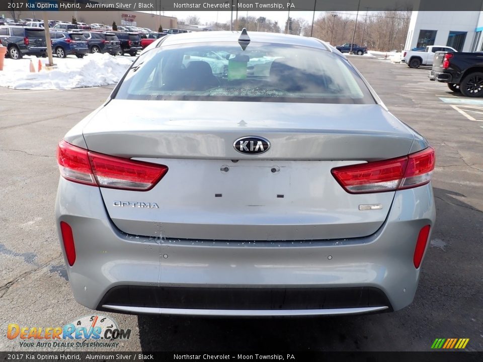 2017 Kia Optima Hybrid Aluminum Silver / Black Photo #6