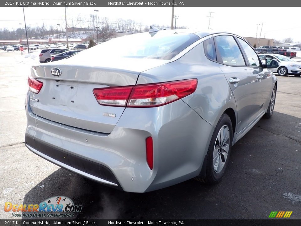 2017 Kia Optima Hybrid Aluminum Silver / Black Photo #8