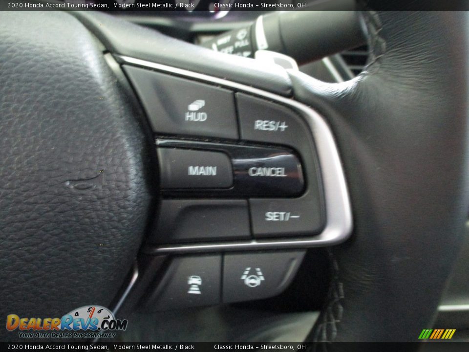 2020 Honda Accord Touring Sedan Modern Steel Metallic / Black Photo #35