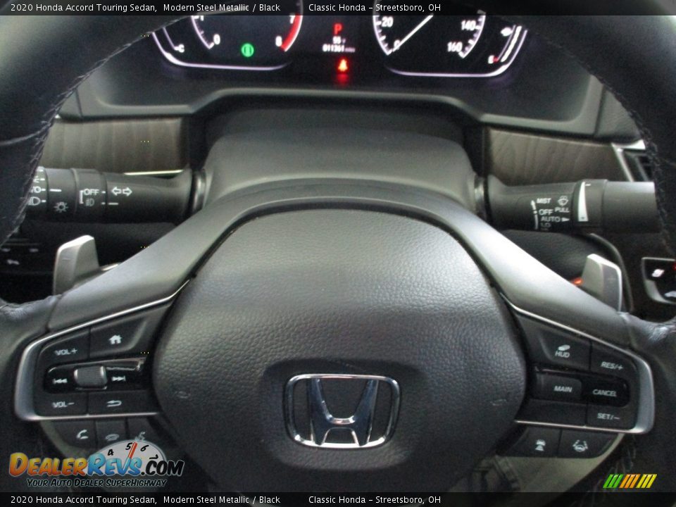 2020 Honda Accord Touring Sedan Modern Steel Metallic / Black Photo #36