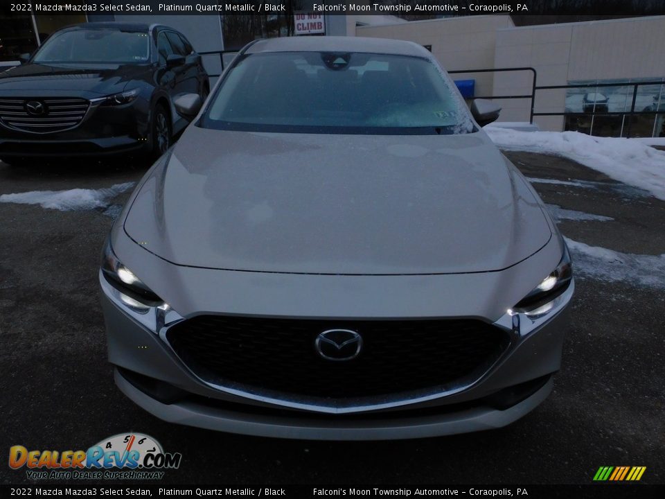 2022 Mazda Mazda3 Select Sedan Platinum Quartz Metallic / Black Photo #8
