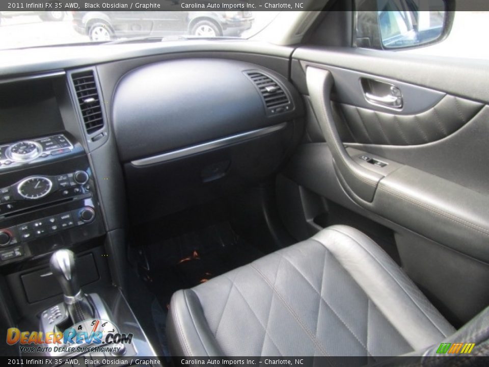 2011 Infiniti FX 35 AWD Black Obsidian / Graphite Photo #14