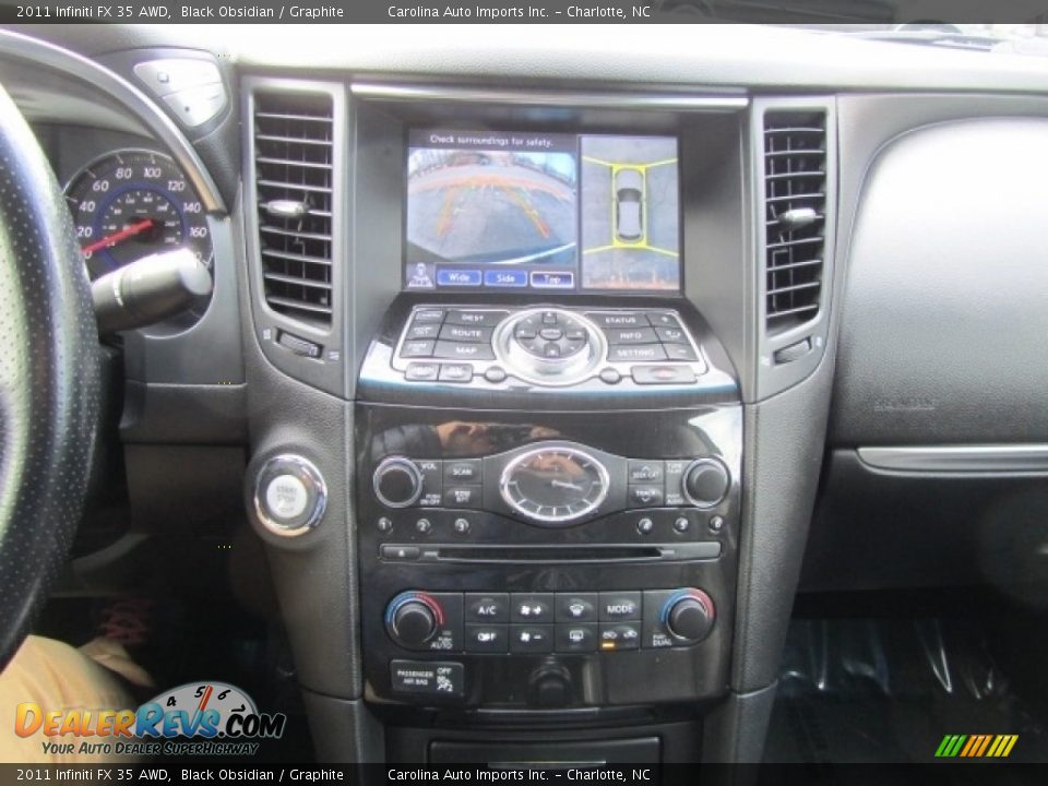 2011 Infiniti FX 35 AWD Black Obsidian / Graphite Photo #16