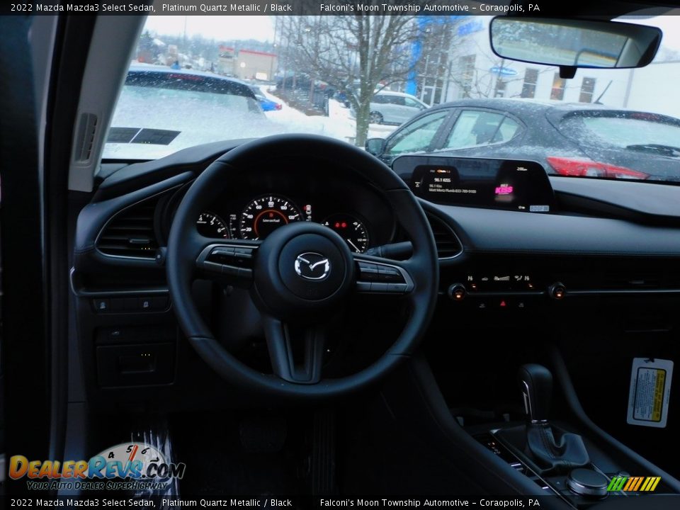 2022 Mazda Mazda3 Select Sedan Platinum Quartz Metallic / Black Photo #13