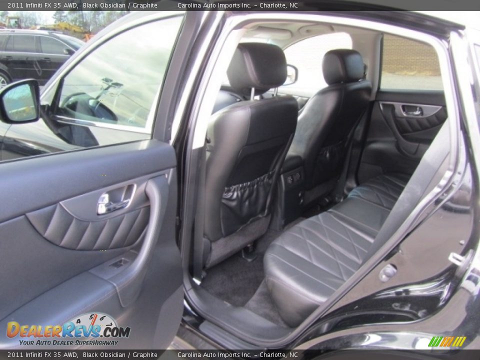 2011 Infiniti FX 35 AWD Black Obsidian / Graphite Photo #20