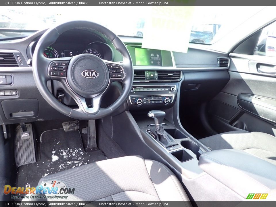 Black Interior - 2017 Kia Optima Hybrid Photo #22