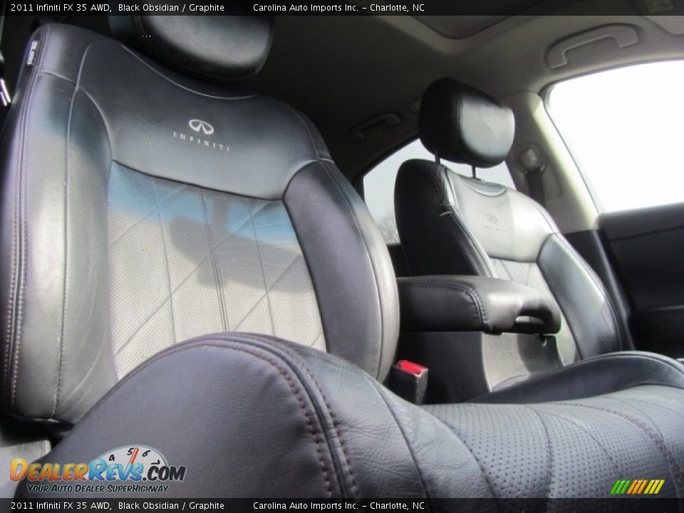 2011 Infiniti FX 35 AWD Black Obsidian / Graphite Photo #22
