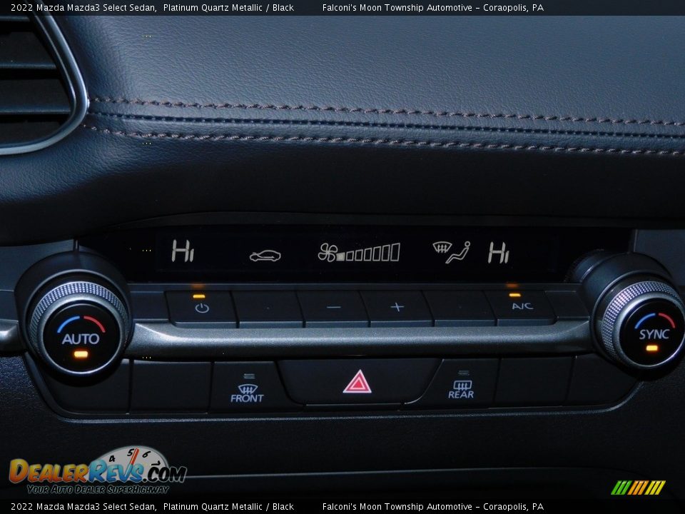 2022 Mazda Mazda3 Select Sedan Platinum Quartz Metallic / Black Photo #17