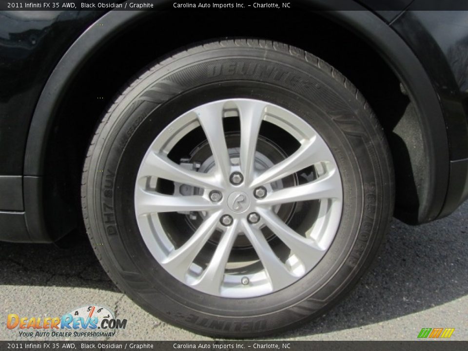 2011 Infiniti FX 35 AWD Black Obsidian / Graphite Photo #26