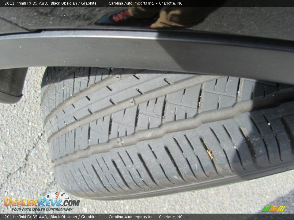 2011 Infiniti FX 35 AWD Black Obsidian / Graphite Photo #27