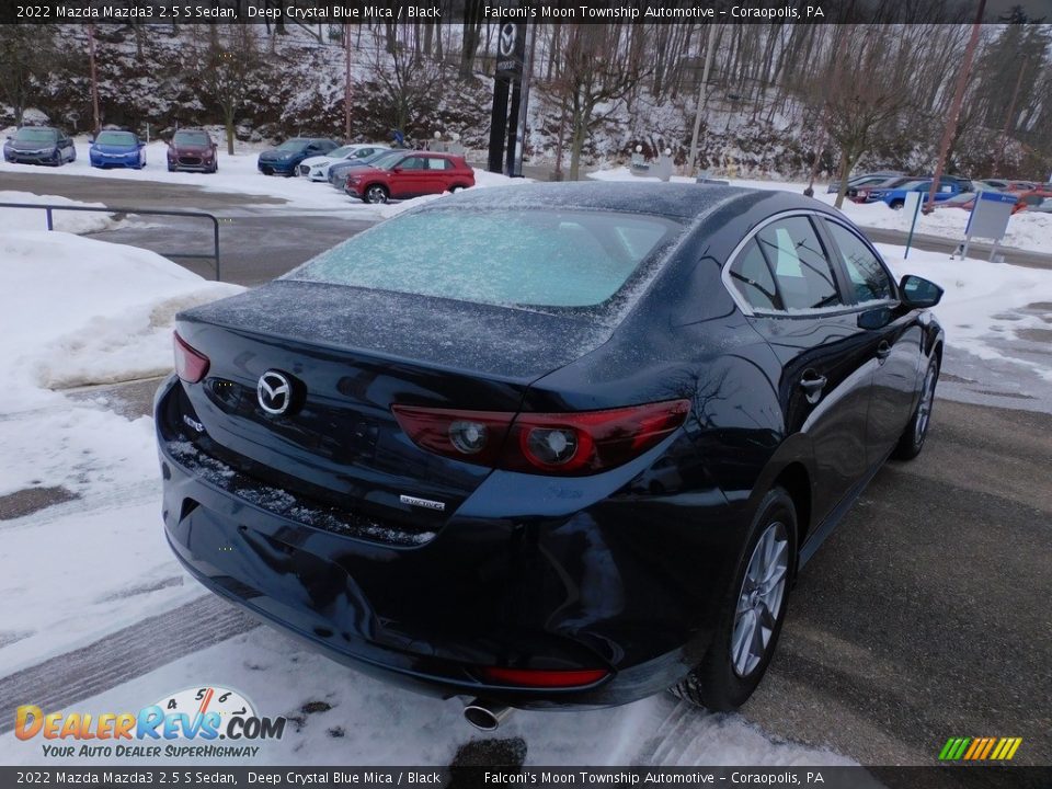 2022 Mazda Mazda3 2.5 S Sedan Deep Crystal Blue Mica / Black Photo #2