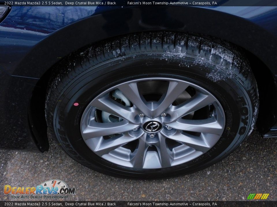 2022 Mazda Mazda3 2.5 S Sedan Deep Crystal Blue Mica / Black Photo #10