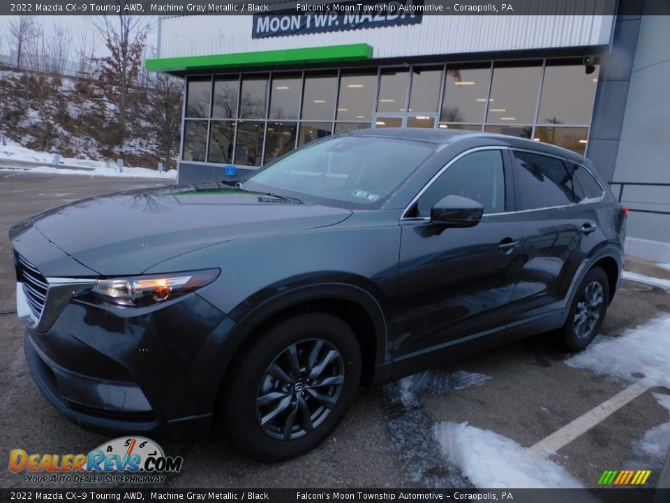 2022 Mazda CX-9 Touring AWD Machine Gray Metallic / Black Photo #6