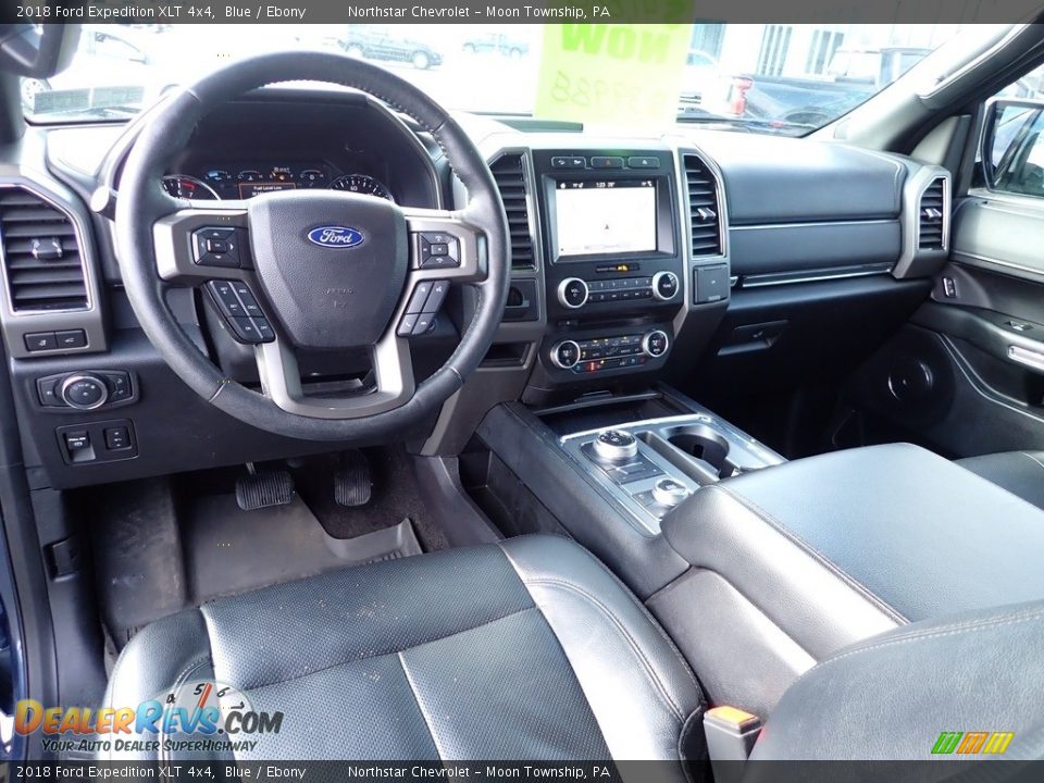 2018 Ford Expedition XLT 4x4 Blue / Ebony Photo #23