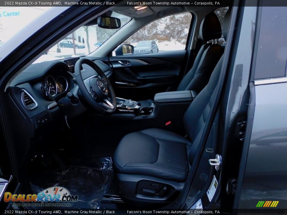Black Interior - 2022 Mazda CX-9 Touring AWD Photo #11