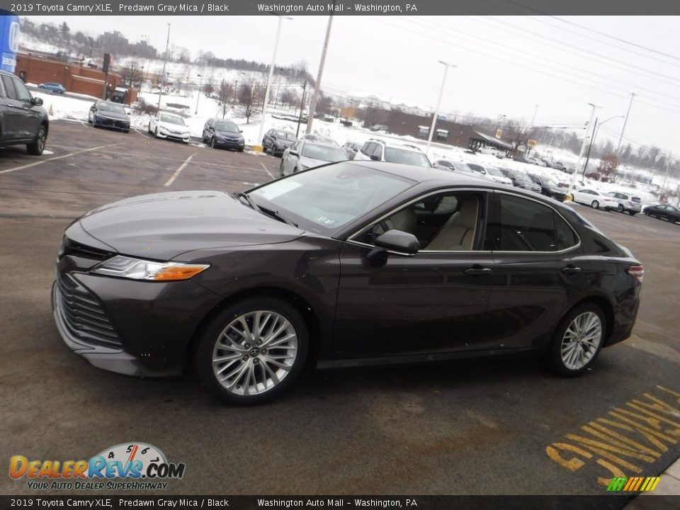 2019 Toyota Camry XLE Predawn Gray Mica / Black Photo #6