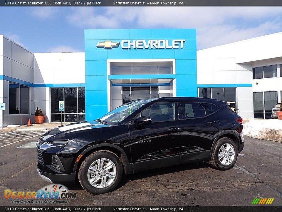 2019 Chevrolet Blazer 3.6L Cloth AWD Black / Jet Black Photo #1