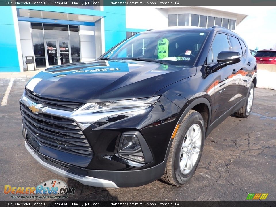 2019 Chevrolet Blazer 3.6L Cloth AWD Black / Jet Black Photo #2