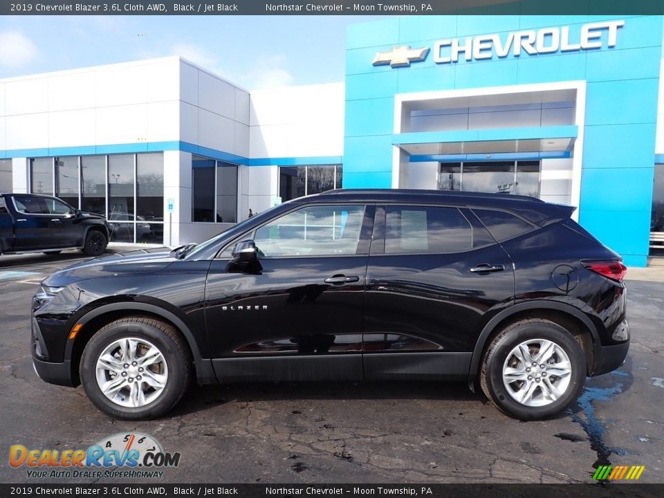 2019 Chevrolet Blazer 3.6L Cloth AWD Black / Jet Black Photo #3