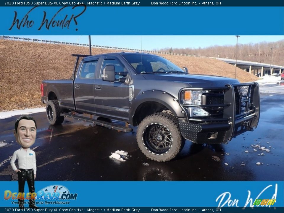 2020 Ford F350 Super Duty XL Crew Cab 4x4 Magnetic / Medium Earth Gray Photo #1