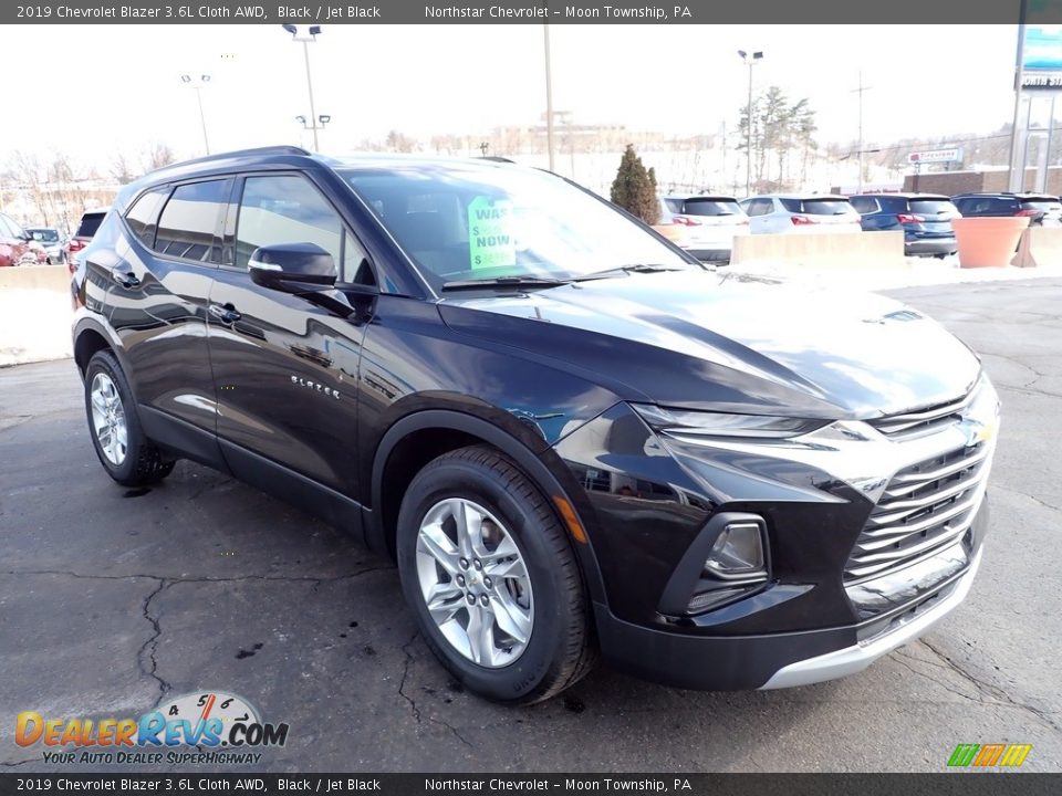 2019 Chevrolet Blazer 3.6L Cloth AWD Black / Jet Black Photo #11