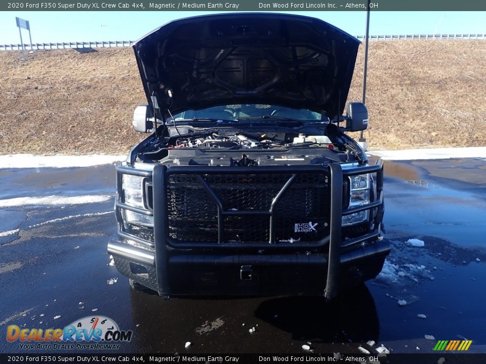 2020 Ford F350 Super Duty XL Crew Cab 4x4 Magnetic / Medium Earth Gray Photo #6