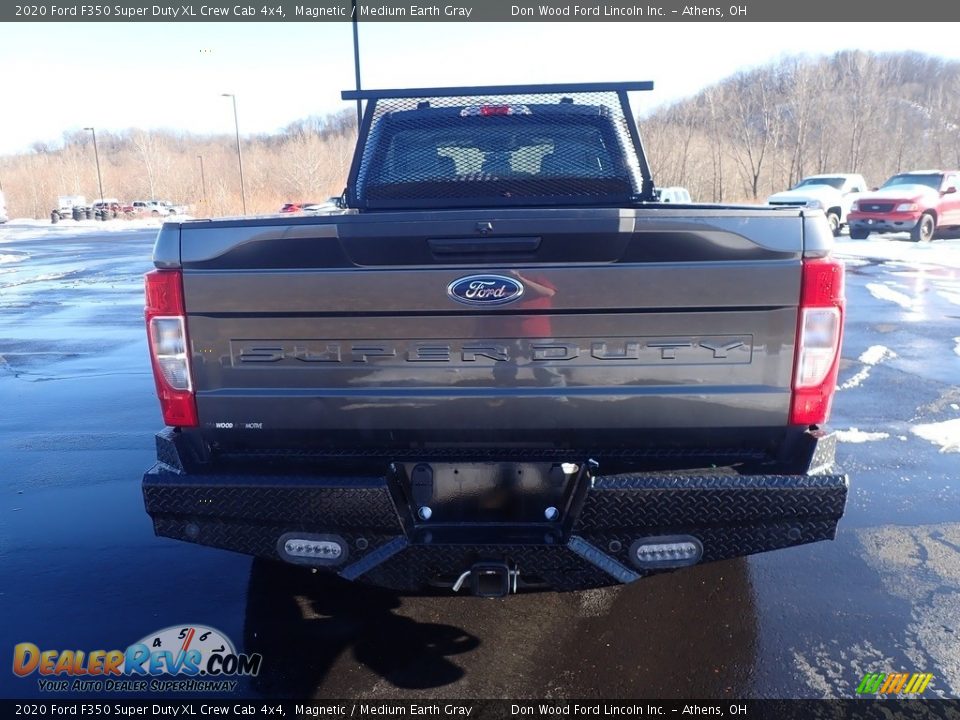 2020 Ford F350 Super Duty XL Crew Cab 4x4 Magnetic / Medium Earth Gray Photo #13
