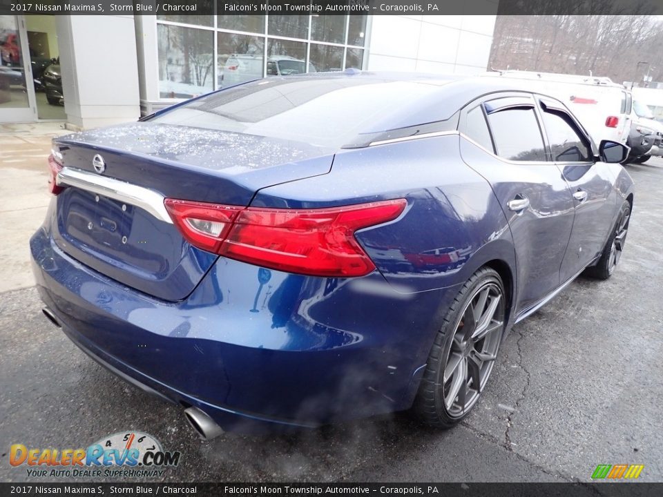 2017 Nissan Maxima S Storm Blue / Charcoal Photo #2