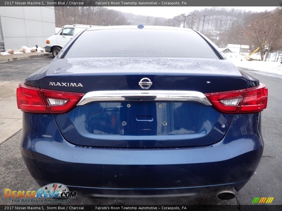 2017 Nissan Maxima S Storm Blue / Charcoal Photo #3