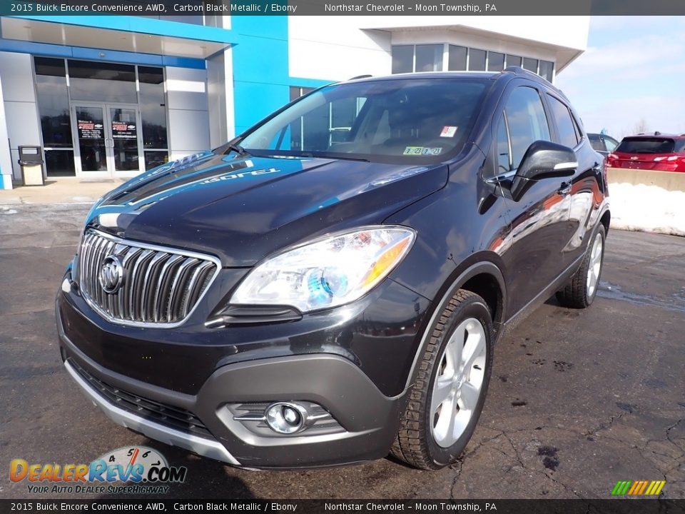 2015 Buick Encore Convenience AWD Carbon Black Metallic / Ebony Photo #2