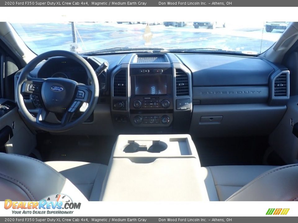 2020 Ford F350 Super Duty XL Crew Cab 4x4 Magnetic / Medium Earth Gray Photo #23