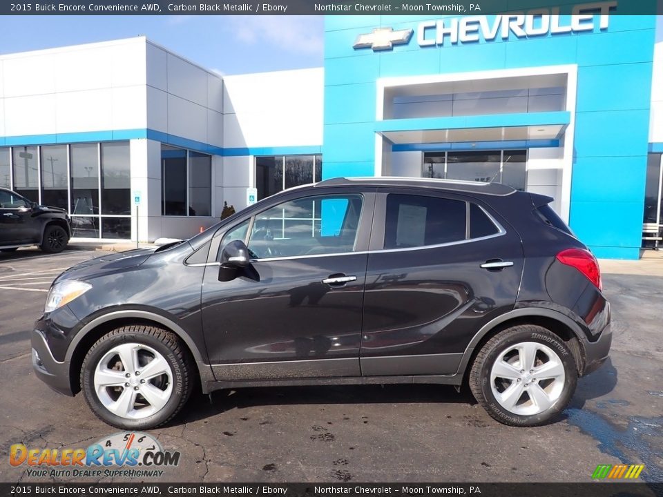 2015 Buick Encore Convenience AWD Carbon Black Metallic / Ebony Photo #3