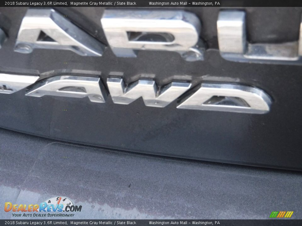 2018 Subaru Legacy 3.6R Limited Magnetite Gray Metallic / Slate Black Photo #9