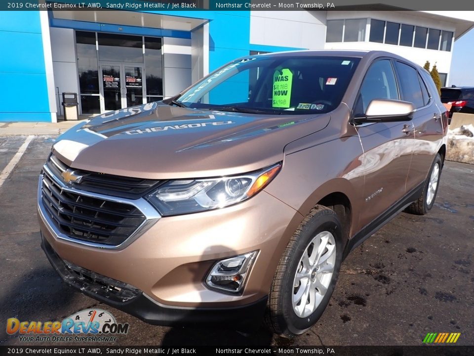 2019 Chevrolet Equinox LT AWD Sandy Ridge Metallic / Jet Black Photo #2