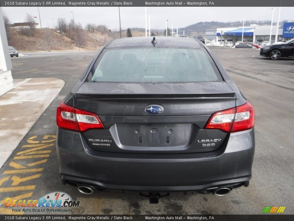 2018 Subaru Legacy 3.6R Limited Magnetite Gray Metallic / Slate Black Photo #10