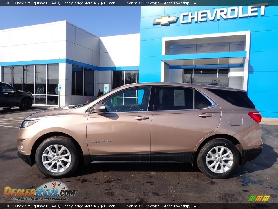2019 Chevrolet Equinox LT AWD Sandy Ridge Metallic / Jet Black Photo #3