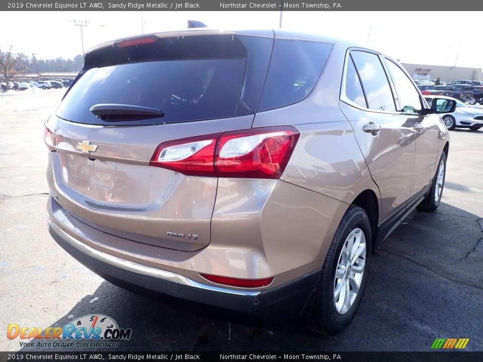 2019 Chevrolet Equinox LT AWD Sandy Ridge Metallic / Jet Black Photo #8