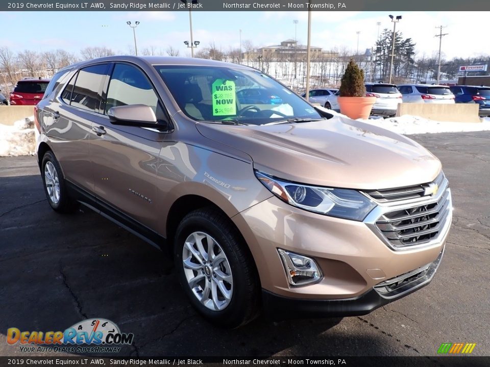 2019 Chevrolet Equinox LT AWD Sandy Ridge Metallic / Jet Black Photo #11