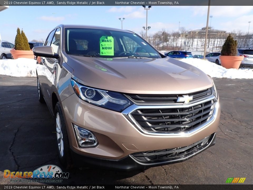 2019 Chevrolet Equinox LT AWD Sandy Ridge Metallic / Jet Black Photo #12