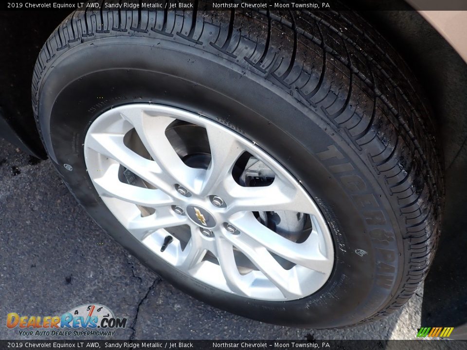 2019 Chevrolet Equinox LT AWD Sandy Ridge Metallic / Jet Black Photo #14