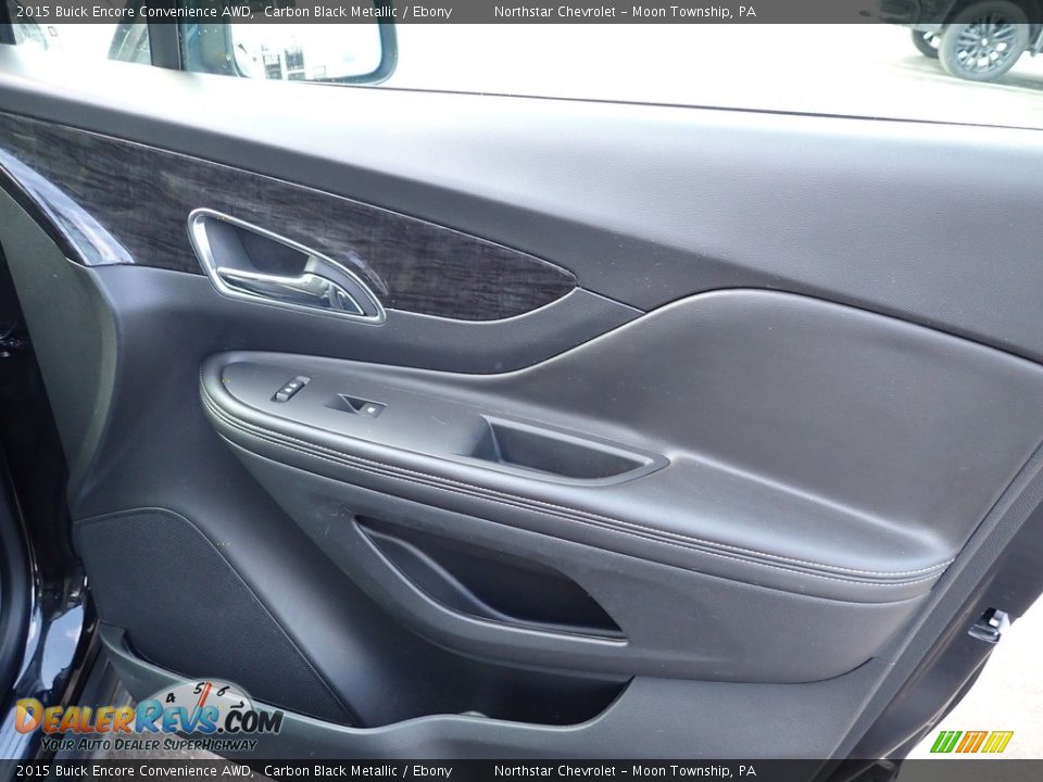 2015 Buick Encore Convenience AWD Carbon Black Metallic / Ebony Photo #17